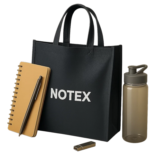 Set de papelería corporativa marca Notex